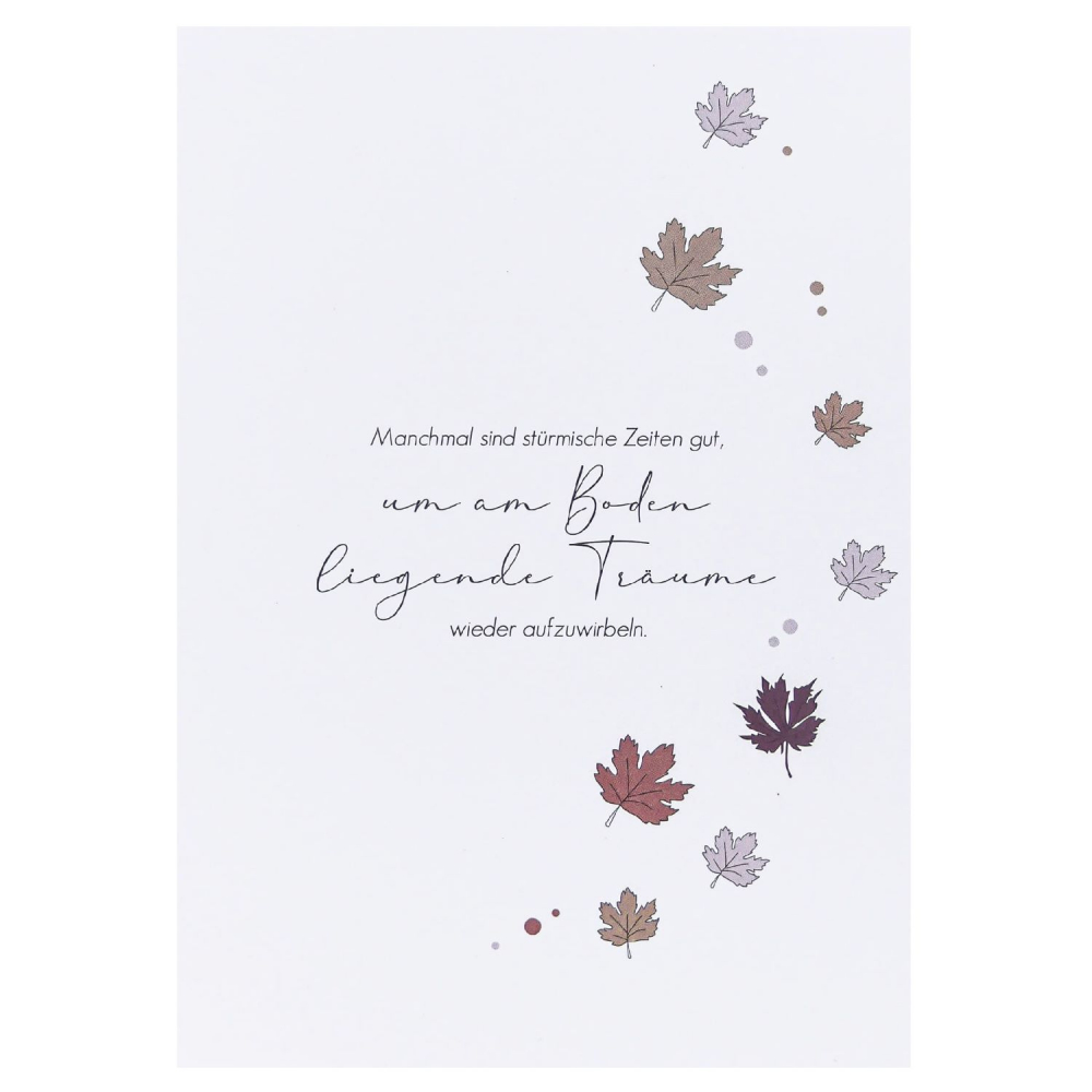 Postkarte Herbstzeit